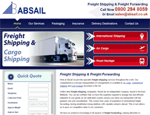 Tablet Screenshot of absail.co.uk